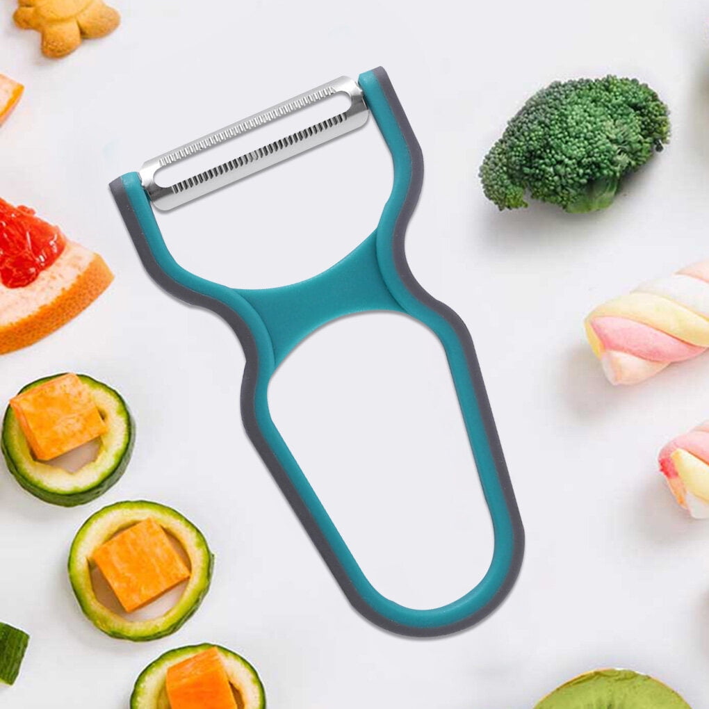 3 Pieces Vegetable Peeler Set For Potato Fruit Non-Slip Home Kitchen Peeling Tool Random Color