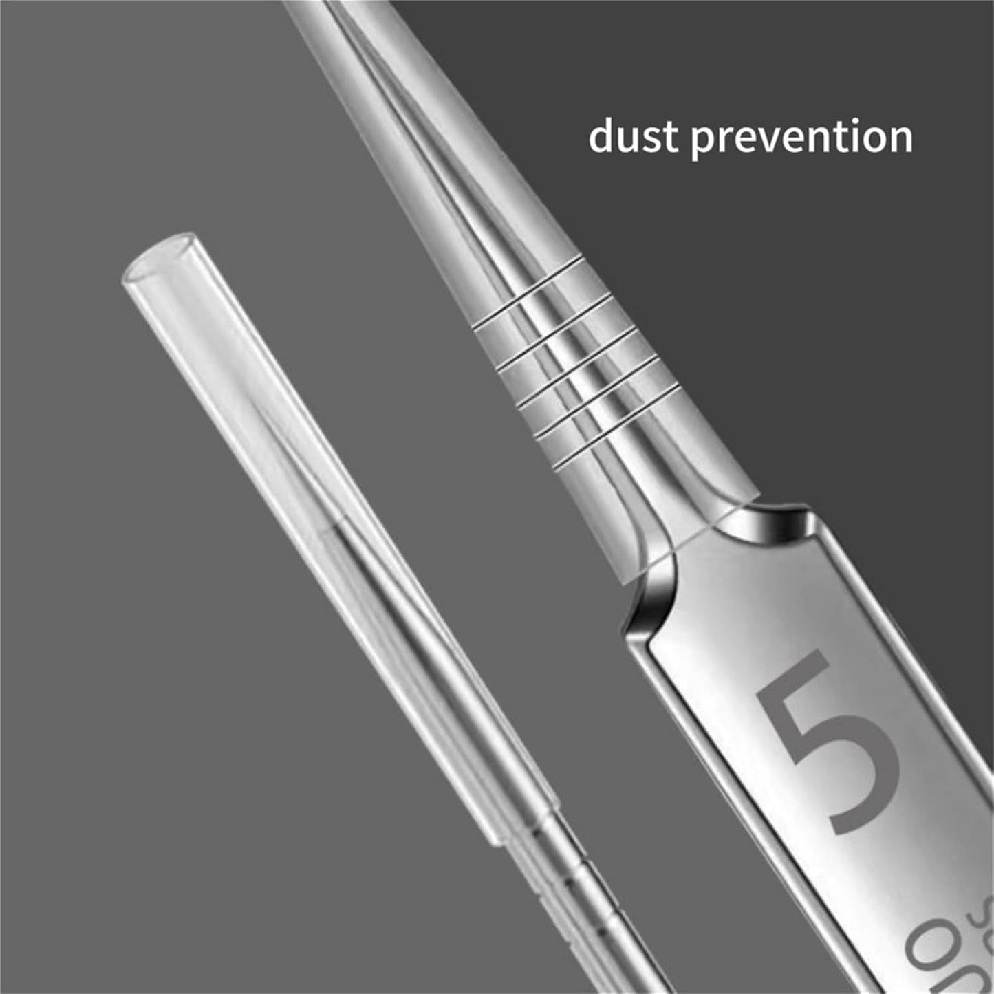 BYXAS Pimple Popper Tool Kit, 8 PCS Professional Stainless Steel Blackhead Remover Comedone Extractor Tools for Removing Zit on Face - Acne Removal Kit with Metal Case (Silver) 11PCS