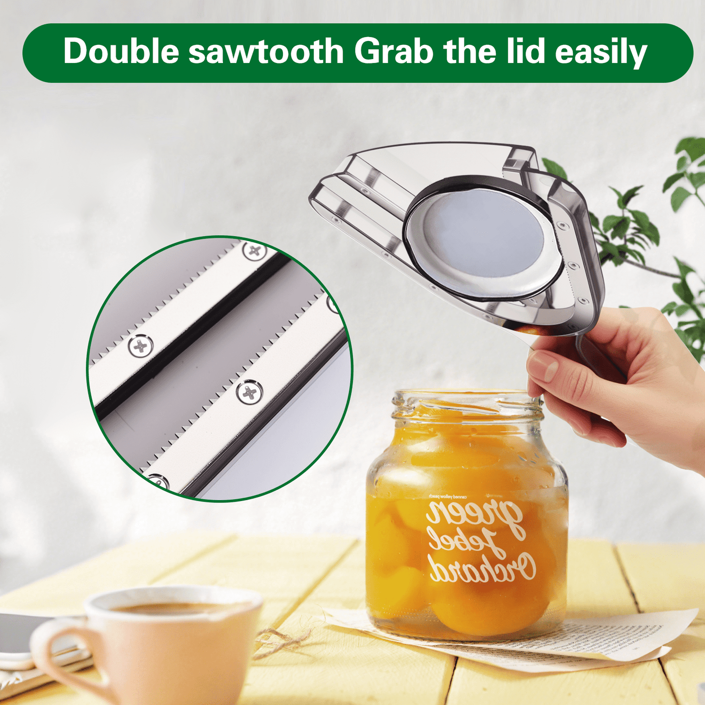 Jar Opener for Seniors with Arthritis 鈥?Effortless Lid & Bottle Opener for Weak Hands 鈥?Simple Twist Jar Opening Tool for Small & Large Lids 鈥?Practical Gift for Elderly Gray