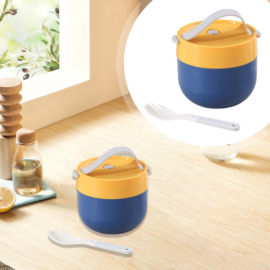 Ramen BBlueowl, Soup Bowls, Microwave Ramen Bowl with Lid, Lunch Box with Lid, Durable and Heat Resistant Bowl for Noodles, Rice, and Soups, Perfect for Home, Office, or School Meals， Z13_D