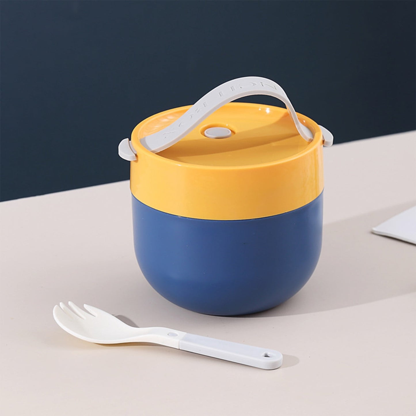 Ramen BBlueowl, Soup Bowls, Microwave Ramen Bowl with Lid, Lunch Box with Lid, Durable and Heat Resistant Bowl for Noodles, Rice, and Soups, Perfect for Home, Office, or School Meals， Z13_D