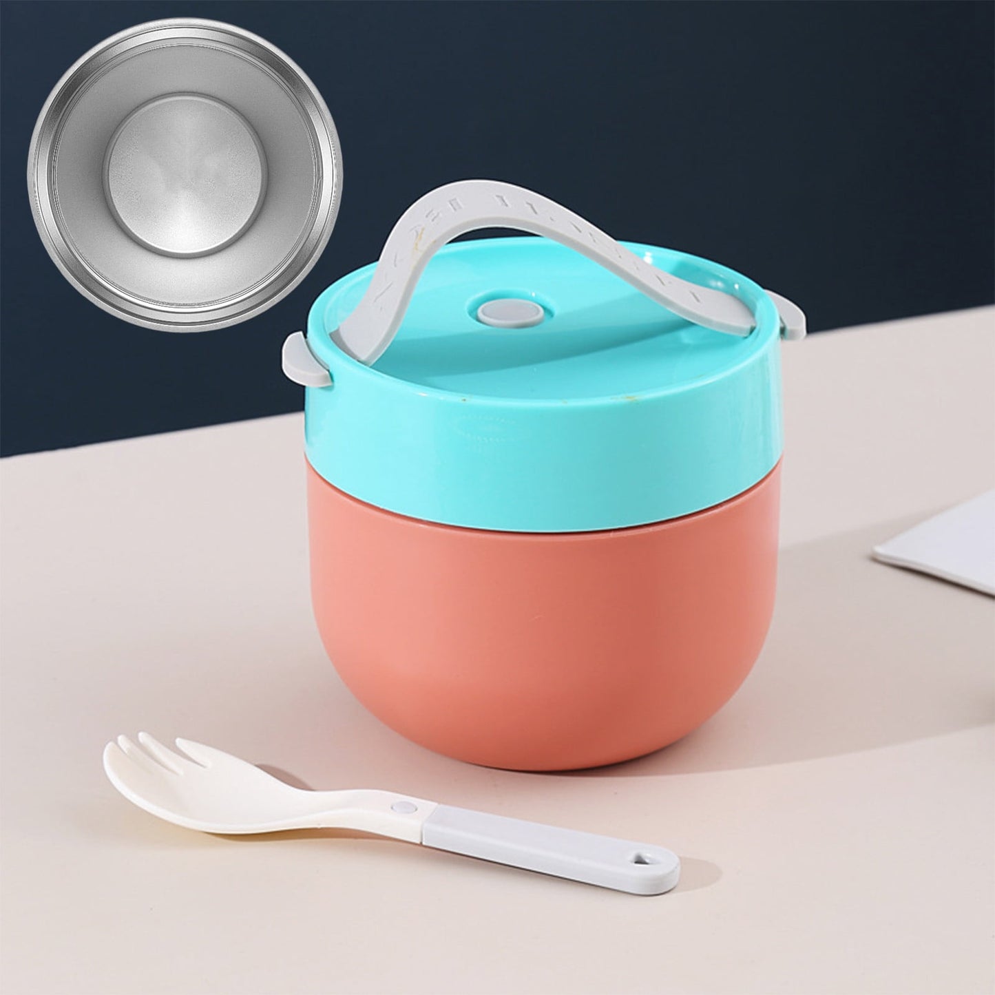 Ramen BBlueowl, Soup Bowls, Microwave Ramen Bowl with Lid, Lunch Box with Lid, Durable and Heat Resistant Bowl for Noodles, Rice, and Soups, Perfect for Home, Office, or School Meals， Z14_E