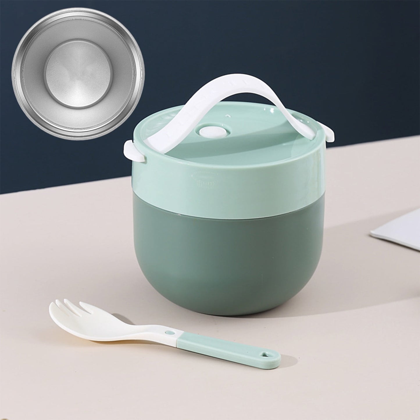 Ramen BBlueowl, Soup Bowls, Microwave Ramen Bowl with Lid, Lunch Box with Lid, Durable and Heat Resistant Bowl for Noodles, Rice, and Soups, Perfect for Home, Office, or School Meals， Z14_E
