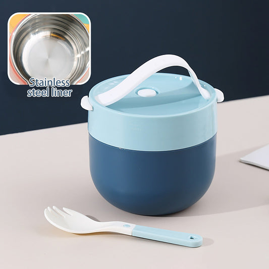 Ramen BBlueowl, Soup Bowls, Microwave Ramen Bowl with Lid, Lunch Box with Lid, Durable and Heat Resistant Bowl for Noodles, Rice, and Soups, Perfect for Home, Office, or School Meals， Z16_Sky Blue