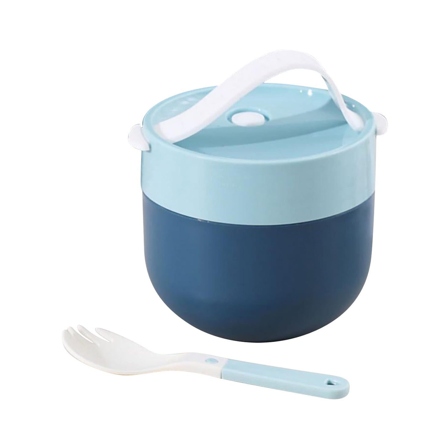 Ramen BBlueowl, Soup Bowls, Microwave Ramen Bowl with Lid, Lunch Box with Lid, Durable and Heat Resistant Bowl for Noodles, Rice, and Soups, Perfect for Home, Office, or School Meals， Z16_Sky Blue
