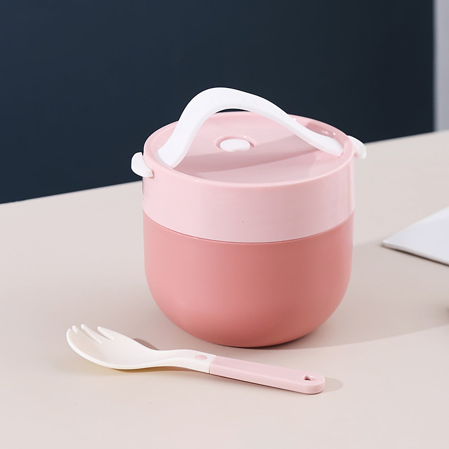 Ramen BBlueowl, Soup Bowls, Microwave Ramen Bowl with Lid, Lunch Box with Lid, Durable and Heat Resistant Bowl for Noodles, Rice, and Soups, Perfect for Home, Office, or School Meals， Z17_Pink