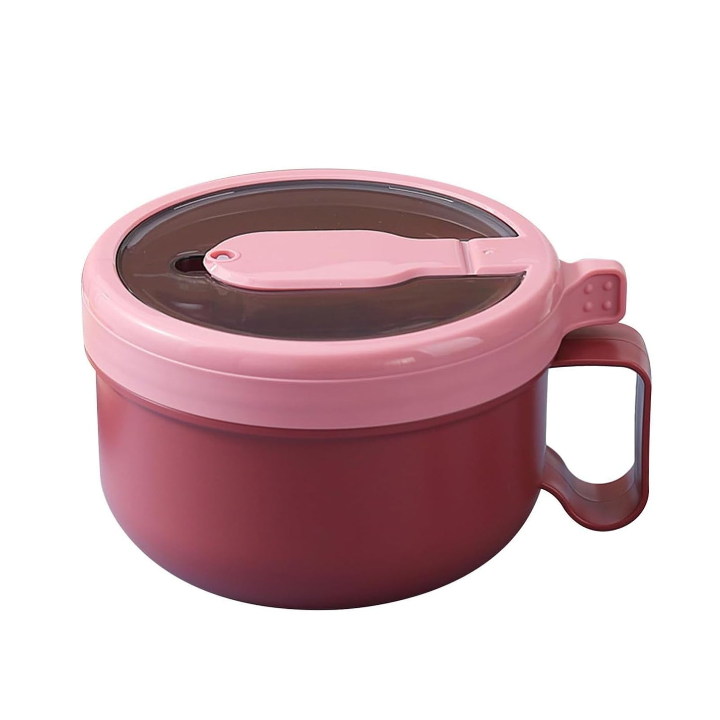 Ramen BBlueowl, Soup Bowls, Microwave Ramen Bowl with Lid, Lunch Box with Lid, Durable and Heat Resistant Bowl for Noodles, Rice, and Soups, Perfect for Home, Office, or School Meals， Z3_Red