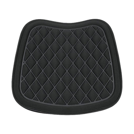 Car Seat Cushion, Driver Seat Cushion with Comfort Memory Foam & Non-Slip Rubber Bottom, Car Seat Pad Works with 95% of Vehicles and Office Chair or Home 17.3" x 18.9" Black