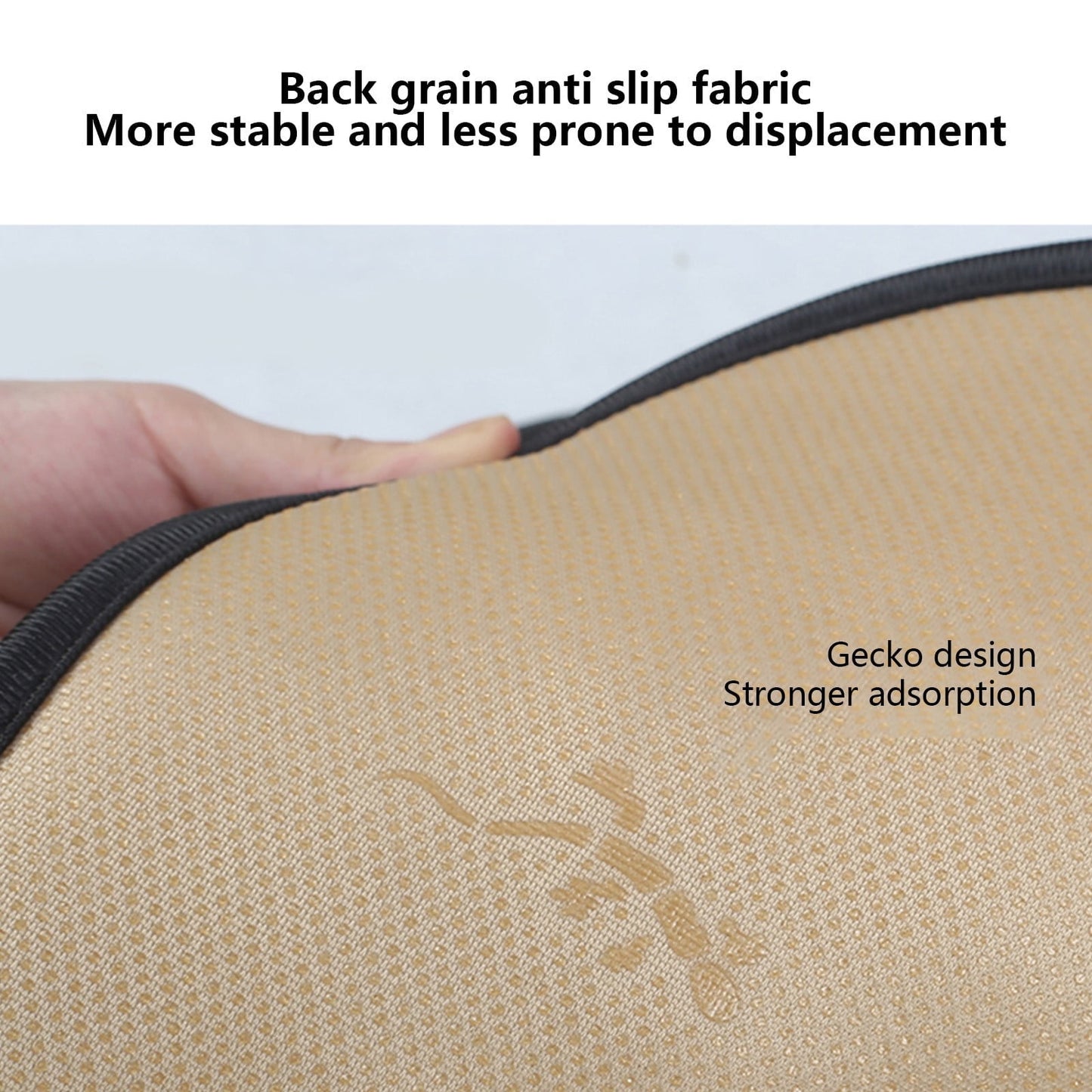 Car Seat Cushion, Driver Seat Cushion with Comfort Memory Foam & Non-Slip Rubber Bottom, Car Seat Pad Works with 95% of Vehicles and Office Chair or Home 44x48cm/17.32x18.9 inches Coffee