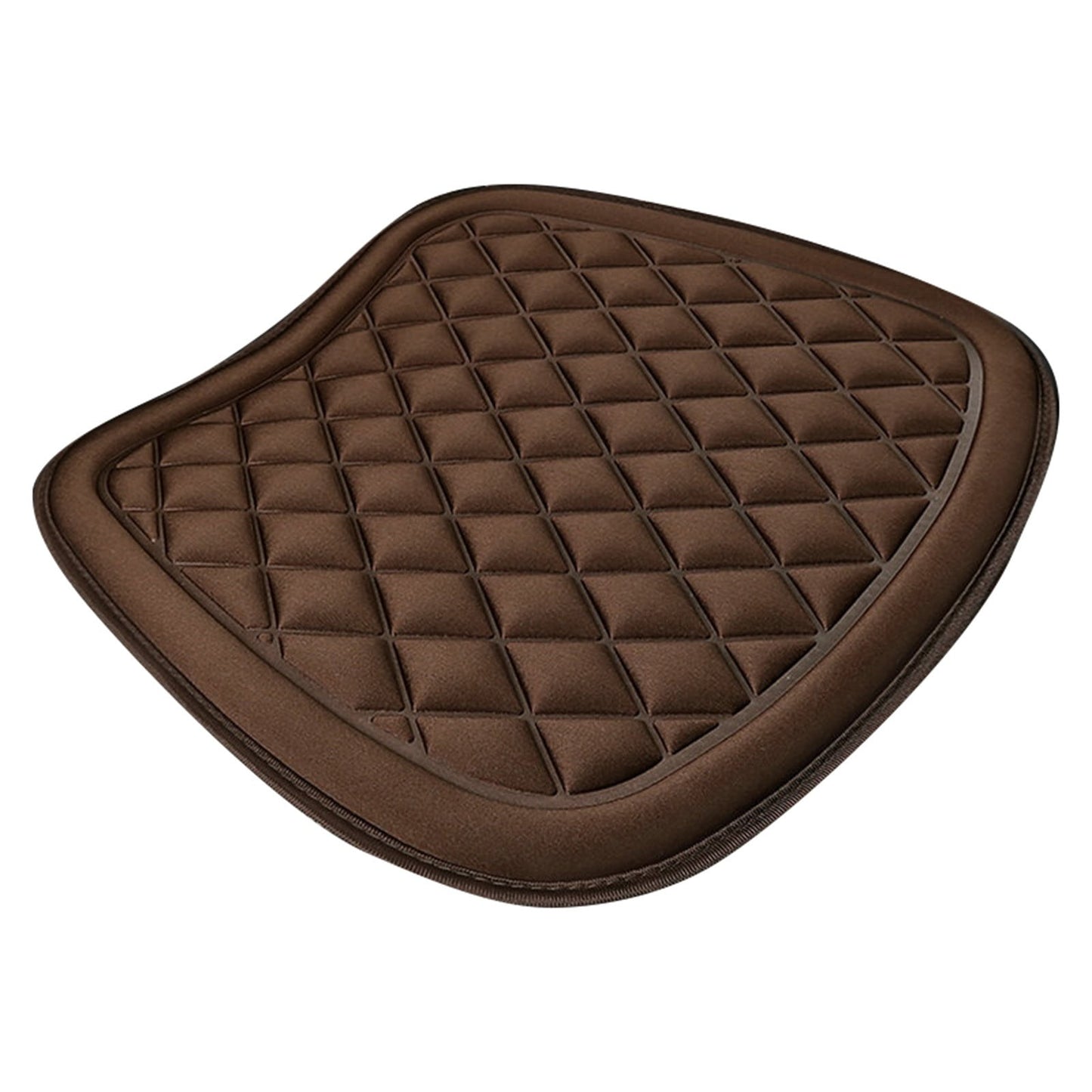 Car Seat Cushion, Driver Seat Cushion with Comfort Memory Foam & Non-Slip Rubber Bottom, Car Seat Pad Works with 95% of Vehicles and Office Chair or Home 44x48cm/17.32x18.9 inches Gray