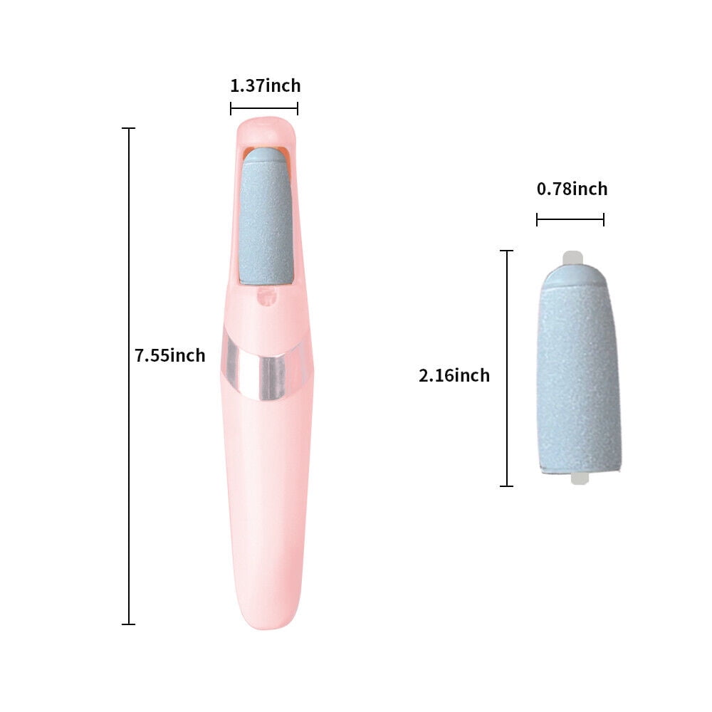 Electric Foot Callus Remover, Rechargeable Electronic Foot File, Waterproof Foot Scrubber File Pedicure Kit, Professional Pedicure Tools Feet Care for Dead Skin Women Men Pink