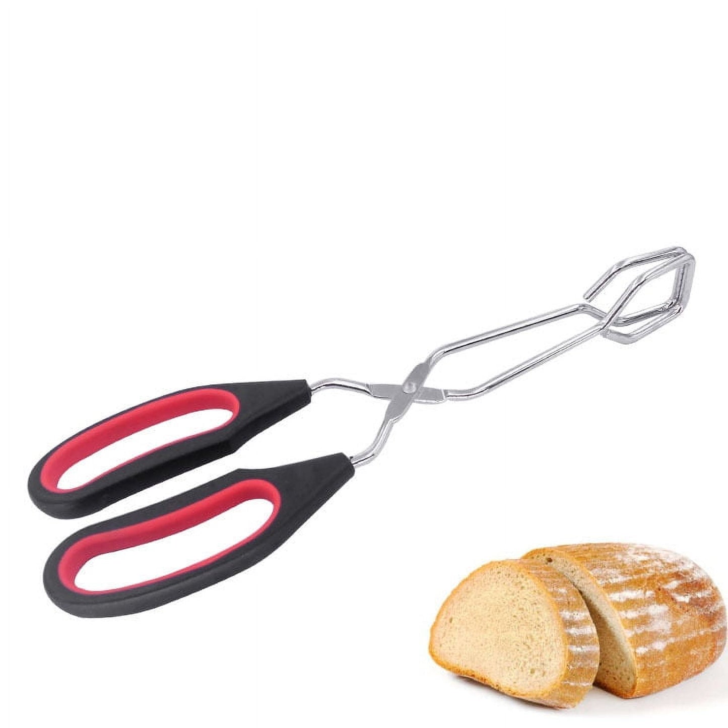 Stainless Steel Scissor Tongs 10-Inch and 13-Inch Set, Set of 2,,F116852