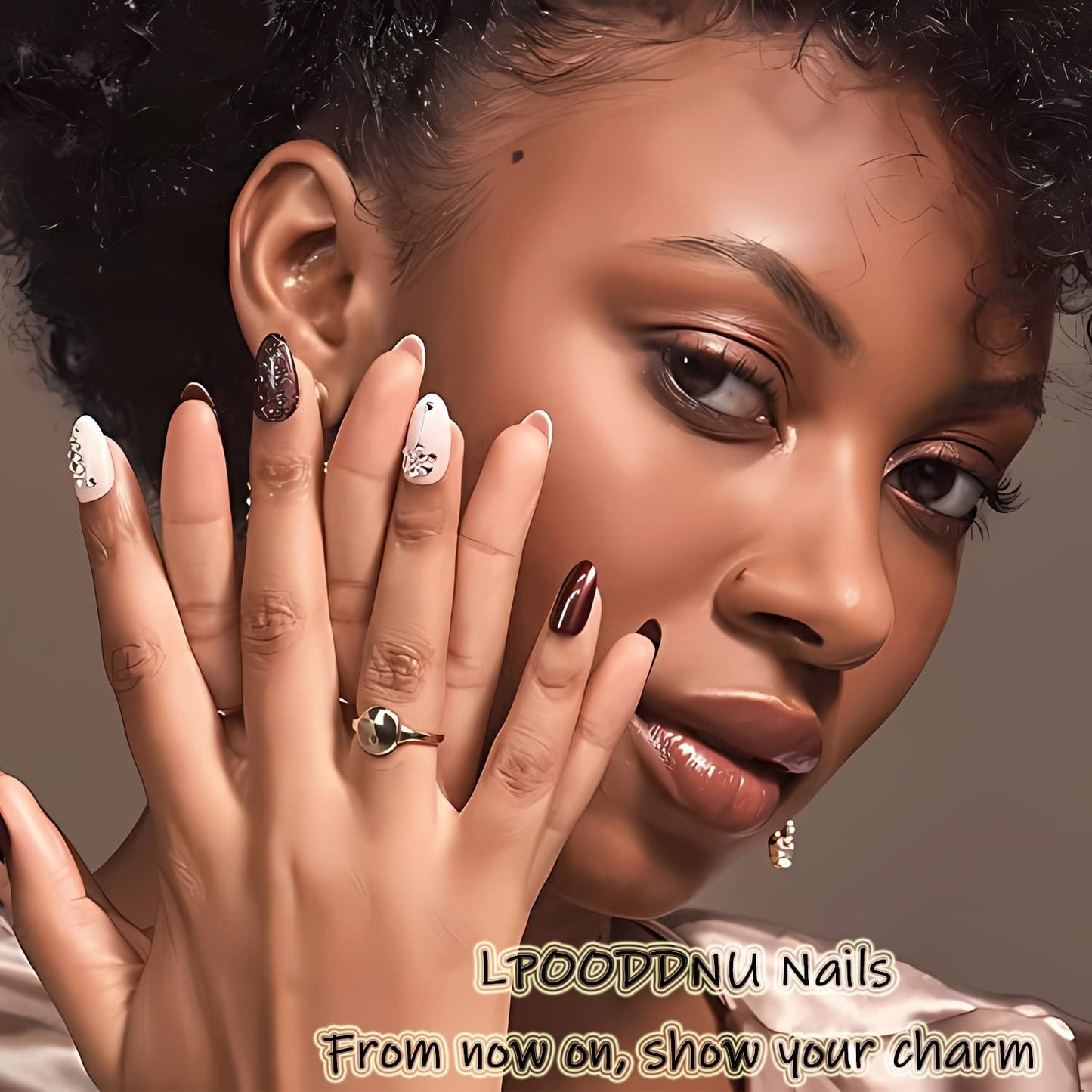 Press on Nails Long Square Shape Nails White Acrylic Nails Glossy Glue on Nails French False Nail Tips with Butterfly Charms and White Flowers Design for Women and Girls, 24Pcs style 9