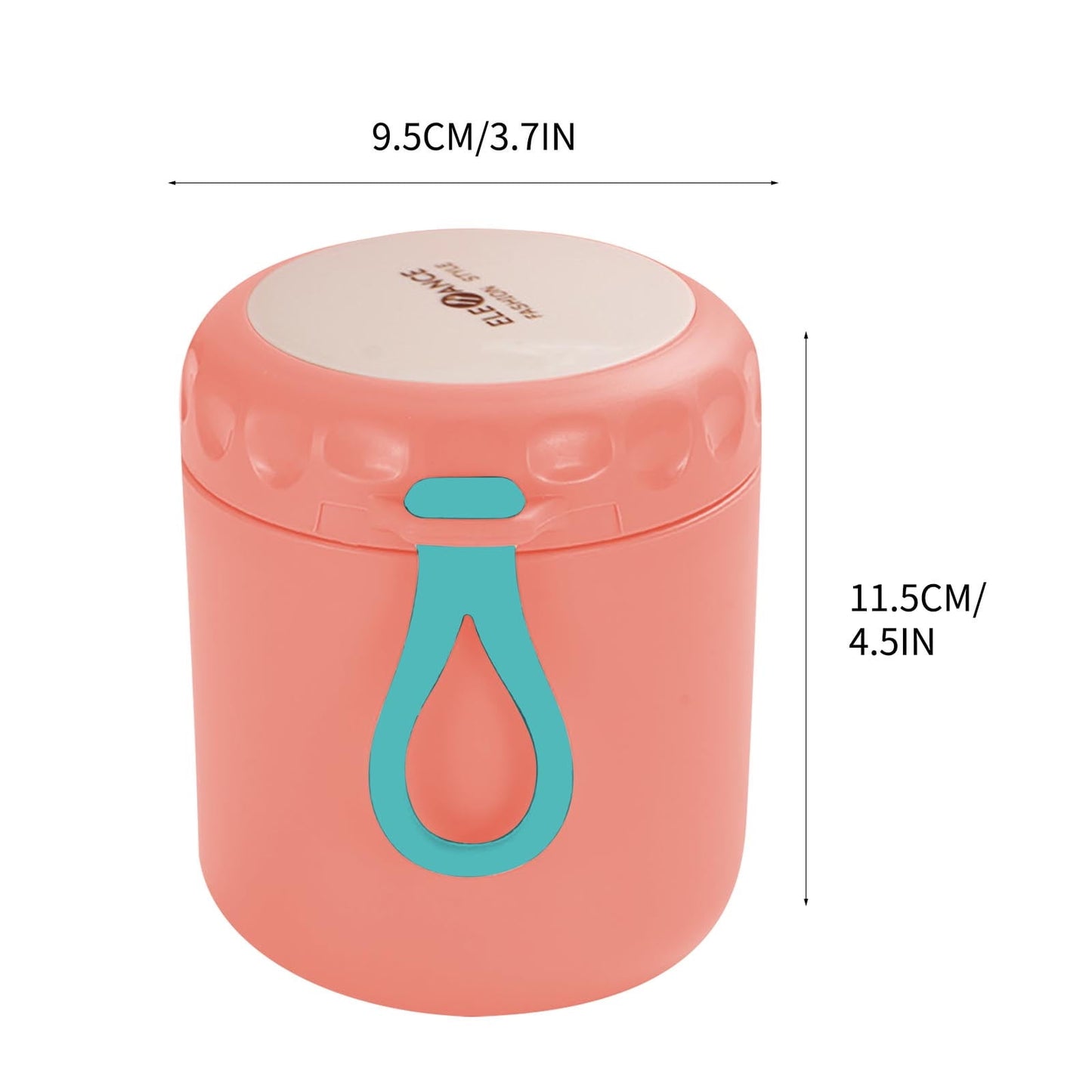 Aufmer Food Warm Thermal Leakproof Vacuum Stainless Reusable Lunch Box Pink◈18 OZ