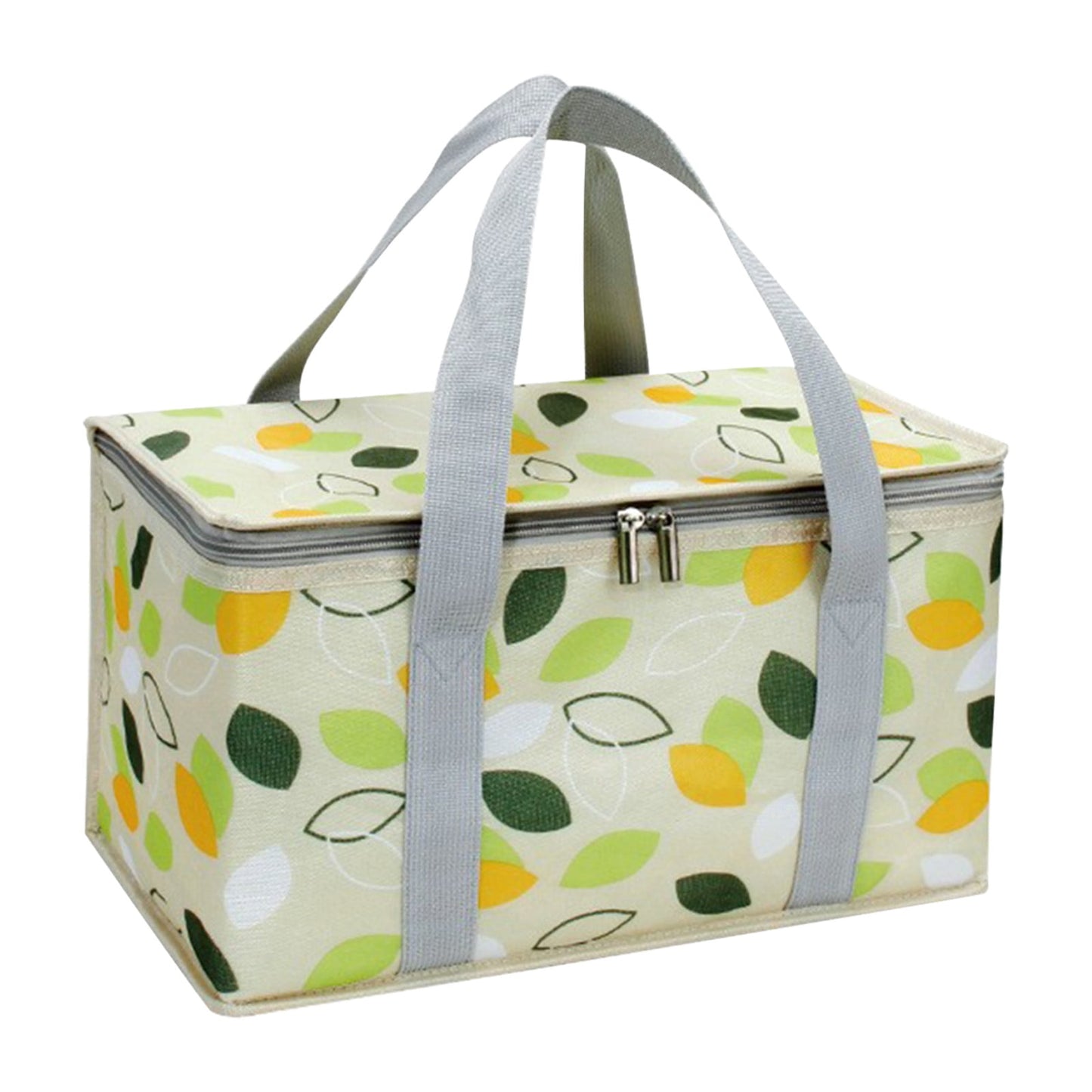Potrochi Green Insulated Collapsible Cooler Bag for Groceries and Picnics Green