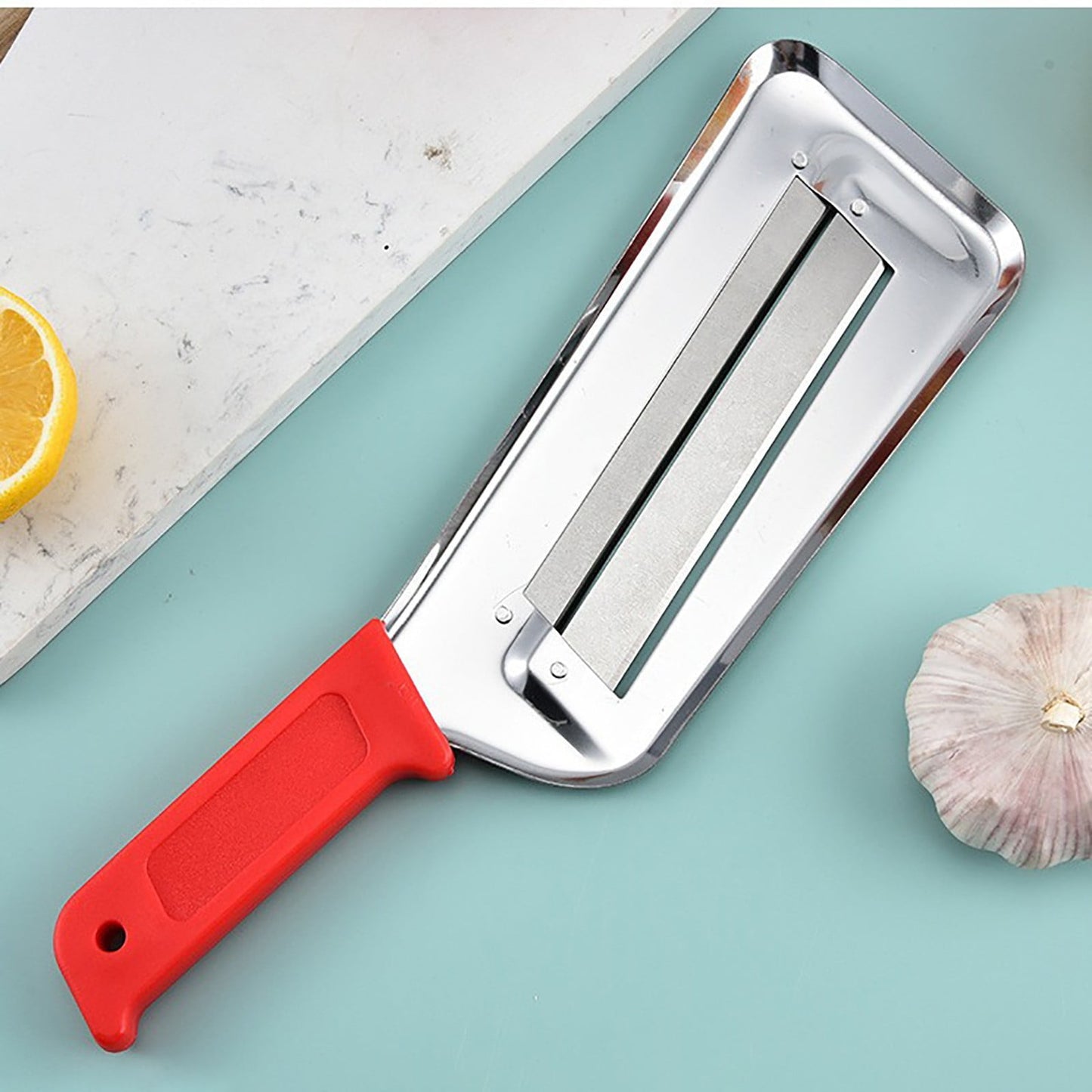 Cabbage Shredder Lettuce Chopper Lettuce Shredder - Cabbage Shredder for Sauerkraut Lettuce Cutter - Shredded Knife Sauerkraut Cutter Cabbage Cutting Red