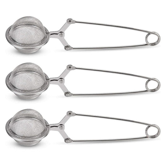 WOVELOT Premium Stainless Steel Tea Strainers (3 Count)