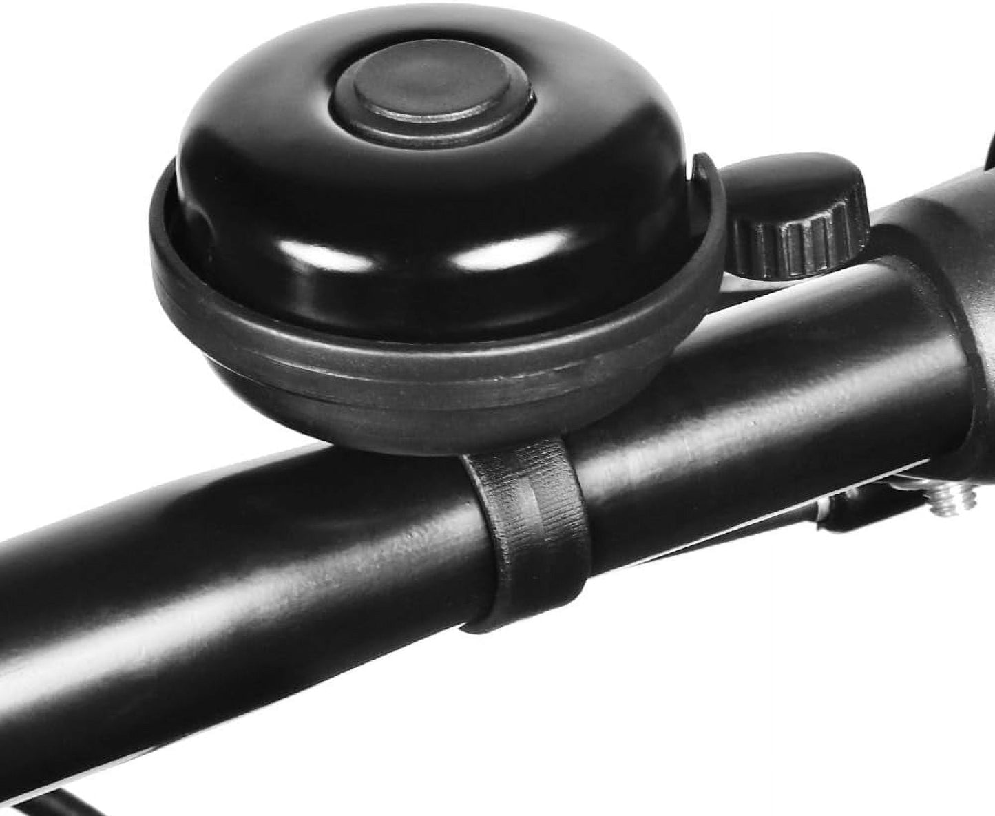 ZHUYING 2 pack Classic Bike Bell, Aluminum Bicycle Bell, Loud Crisp Clear Sound Bicycle Bike Bell for Adults Kids 2black