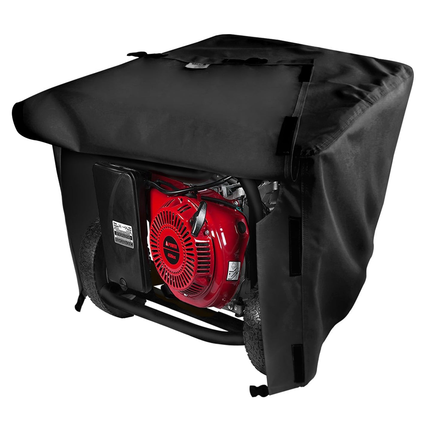 Universal Generator Cover for 5500-15000 Watt Waterproof Heavy Duty 600D Oxford Fabric Covers Black 38"x28"x30"(LxWxH)