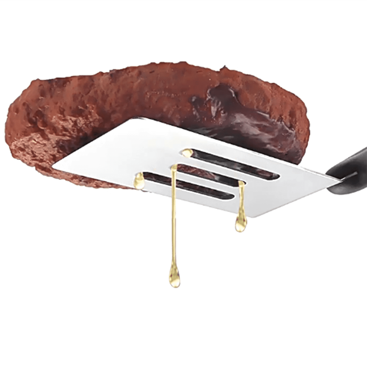 Small Spatula 2 PCS, Mini Serving Spatula for Kitchen Use, Metal Spatula for Serving and Turning, Perfect for Pancakes