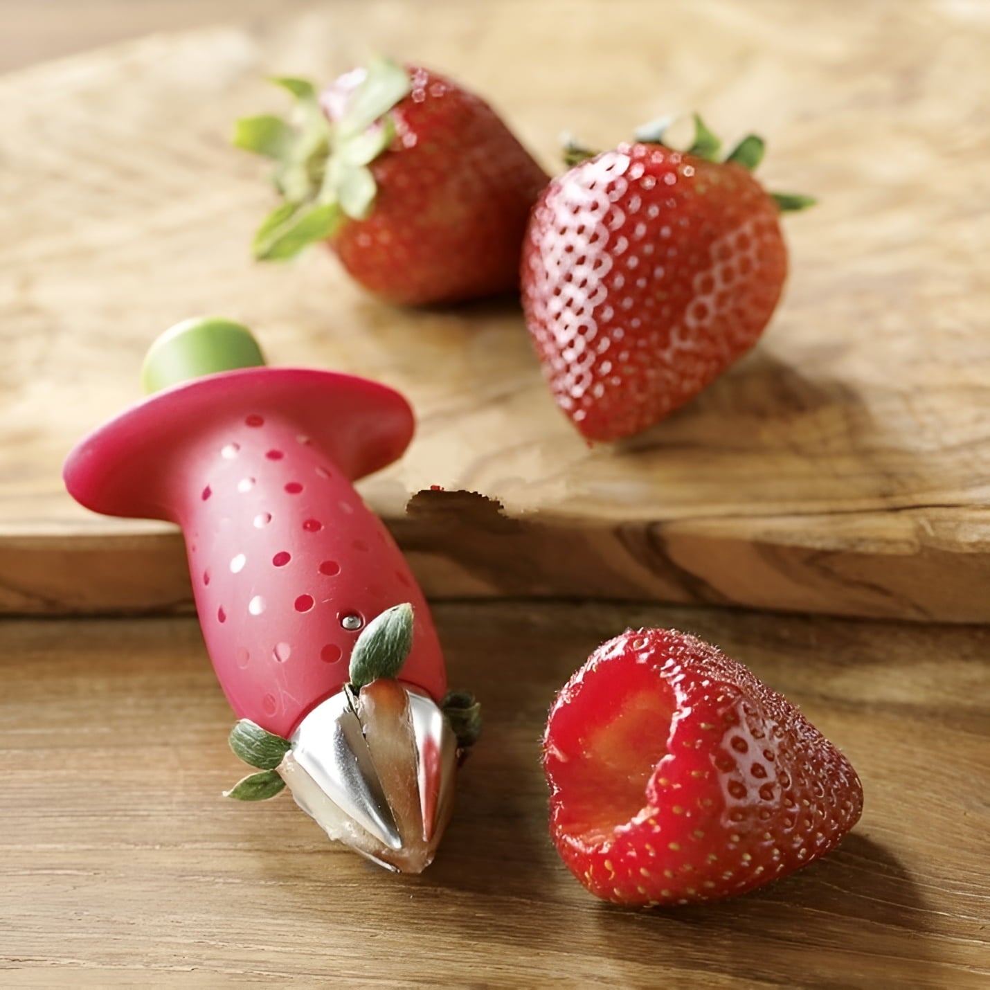 Strawberry Stem Removal Huller Slicer Tool Removing Tomato Persimmon Cherry