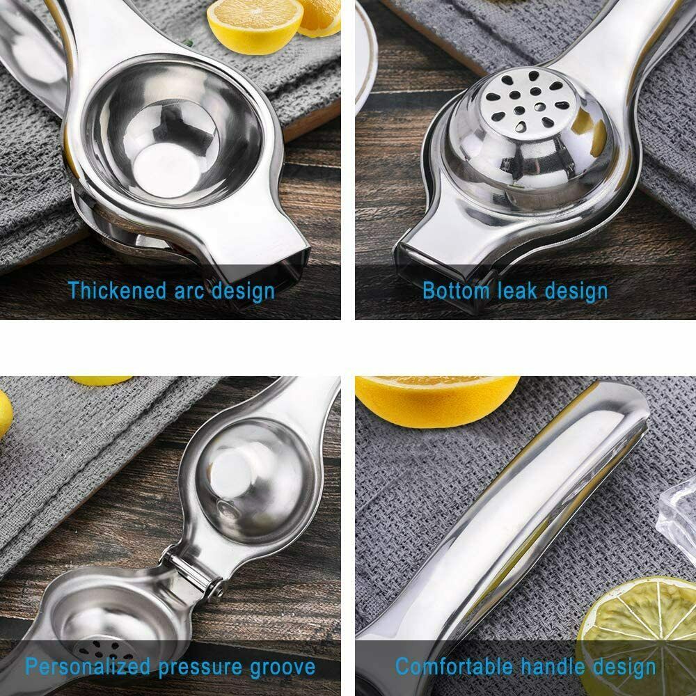Lemon Squeezer Juicer Stainless Steel Orange Fruit Hand Press Manual Squeezer Juicer
