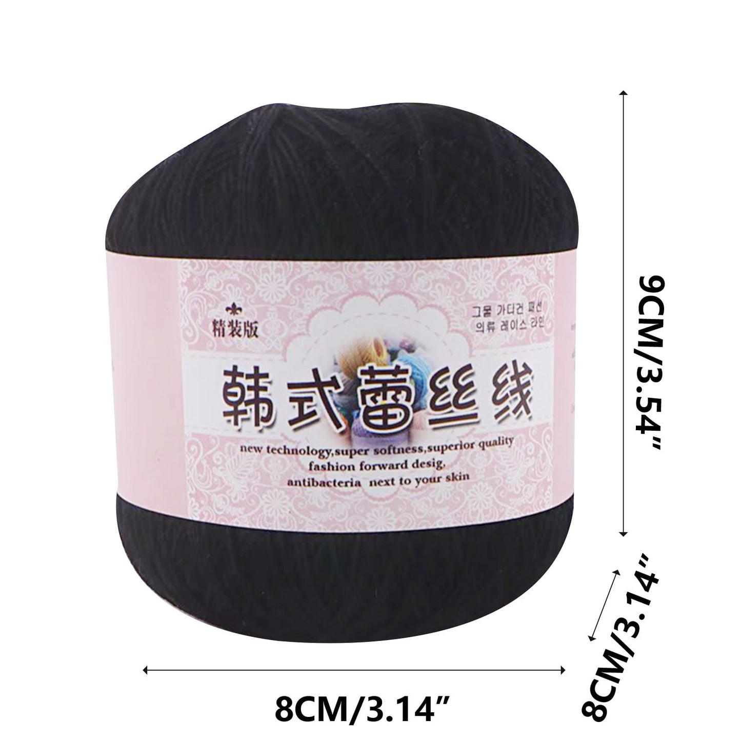Under $1 Tyidzon Fashion Crochet Thread Cotton Knitting Yarn Thread Balls Knitting Thread Yarn for Crocheting F