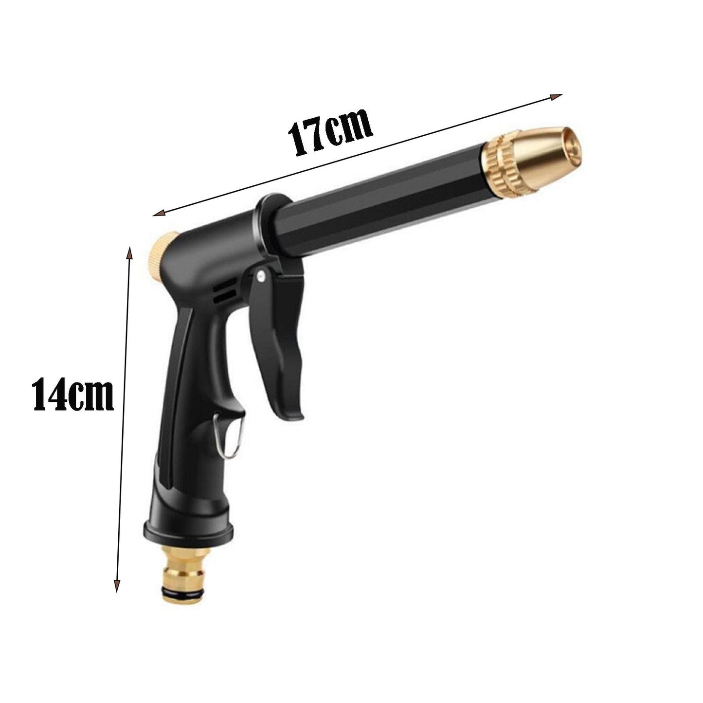 High Pressure Spray Water Gun Washing Garden Watering Hose Nozzle Sprinkler Car Cleaning Wash Tool Kits Auto Washer Black