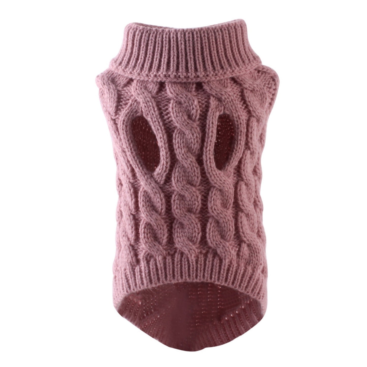 Clearance Under $5 Boovnll Dog Sweater, Winter Turtleneck Knitted Keep Warm Sleeveless Pet Clothes, Dog Clothes for Small Dog Fall Winter Dog Sweaters, (Black, S) L Hot Pink