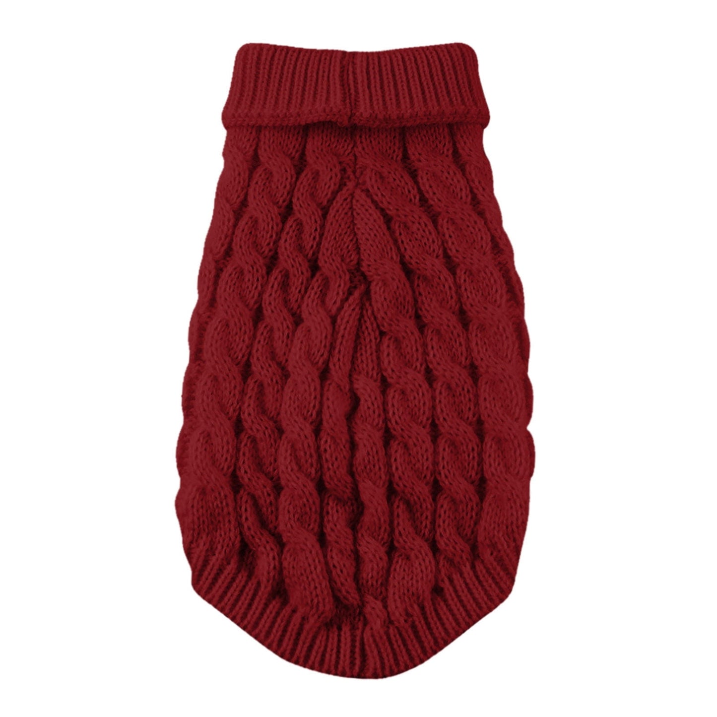 Clearance Under $5 Boovnll Dog Sweater, Winter Turtleneck Knitted Keep Warm Sleeveless Pet Clothes, Dog Clothes for Small Dog Fall Winter Dog Sweaters, (Black, S) S Red