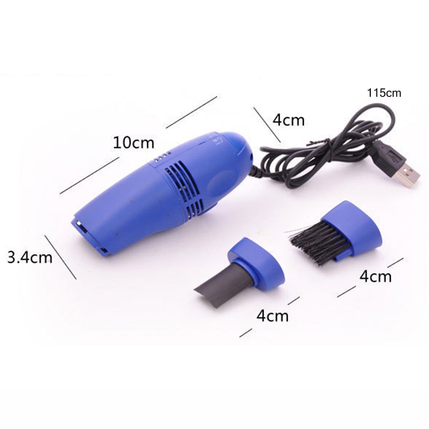 Dmlowu Desk Vacuum Cleaner Mini, Handheld Computer Keyboard Vacuum, Portable Small Cleaning Brush Clean Piano, Keyboard, Computer, Car Etc yellow, green, black, rose red