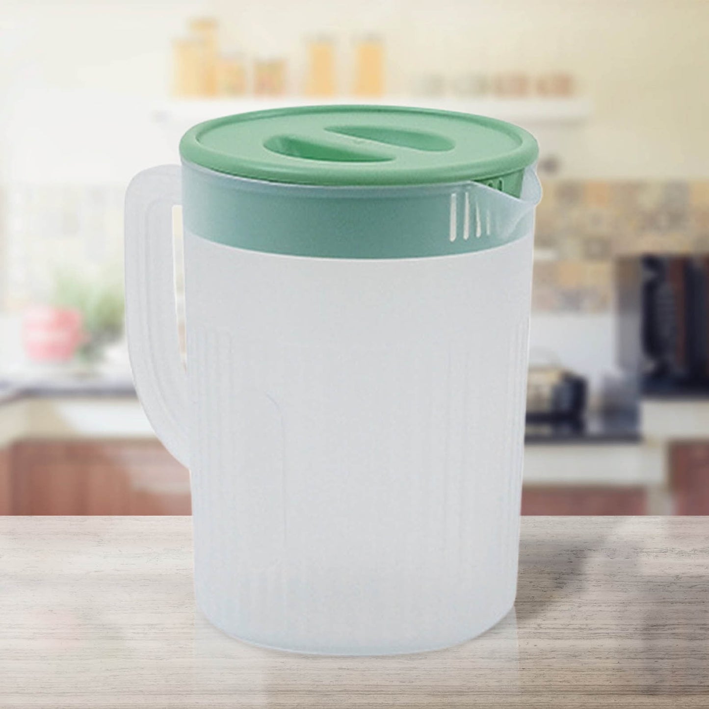 Tyidzon Juice Pitcher with Lids for Fridge, Water Jug for Teas, Juices & Iced Beverages - Fridge & Dishwasher Safe B