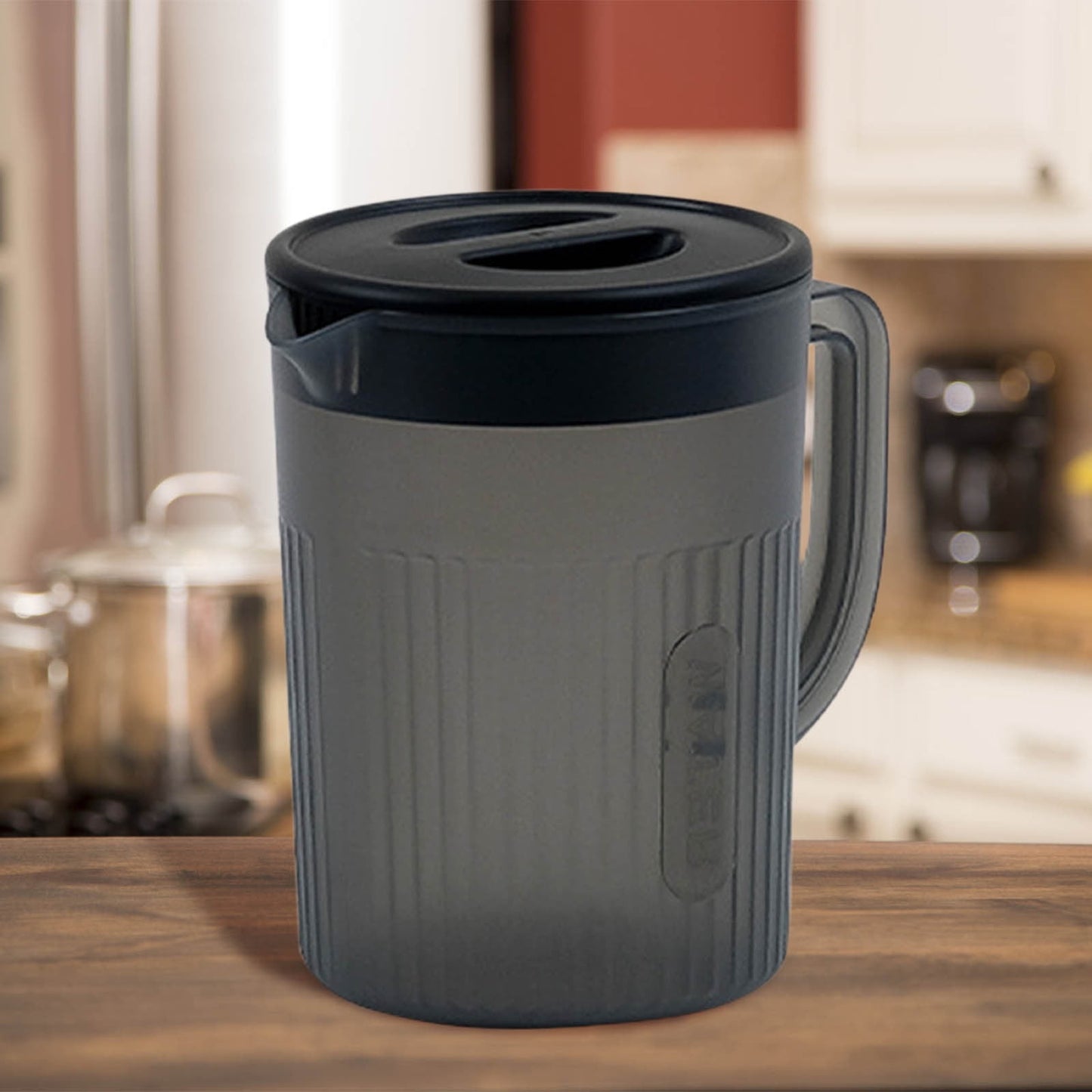 Tyidzon Juice Pitcher with Lids for Fridge, Water Jug for Teas, Juices & Iced Beverages - Fridge & Dishwasher Safe D