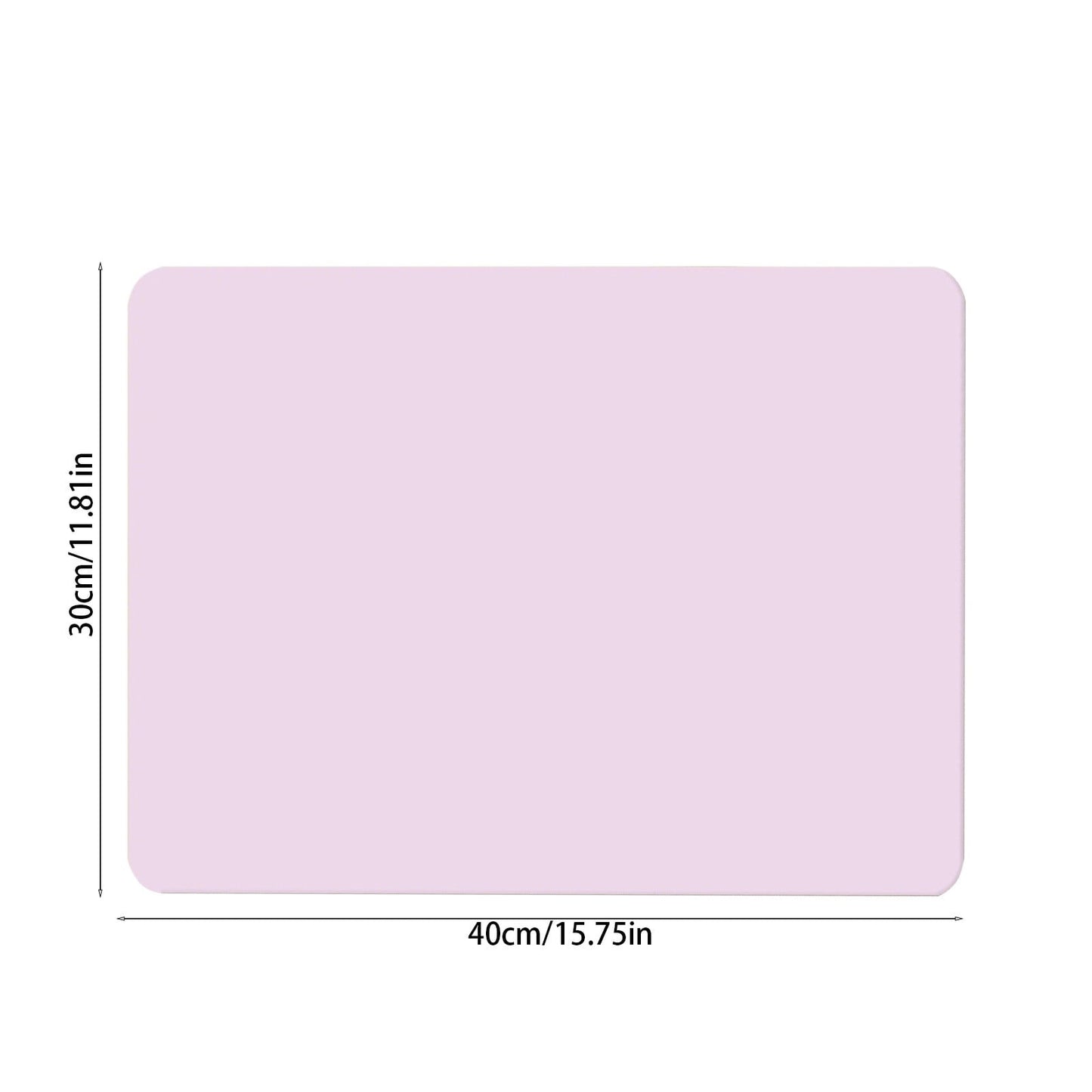 Clearance Under $1 Boovnll Dish Drying Mat, 12x16" High Absorbent & Soft Dish Drainer, Diatomite Drying Matt Kitchen Counter for Kitchen Countertops, Sinks, Draining Racks, Drying Mat Pink