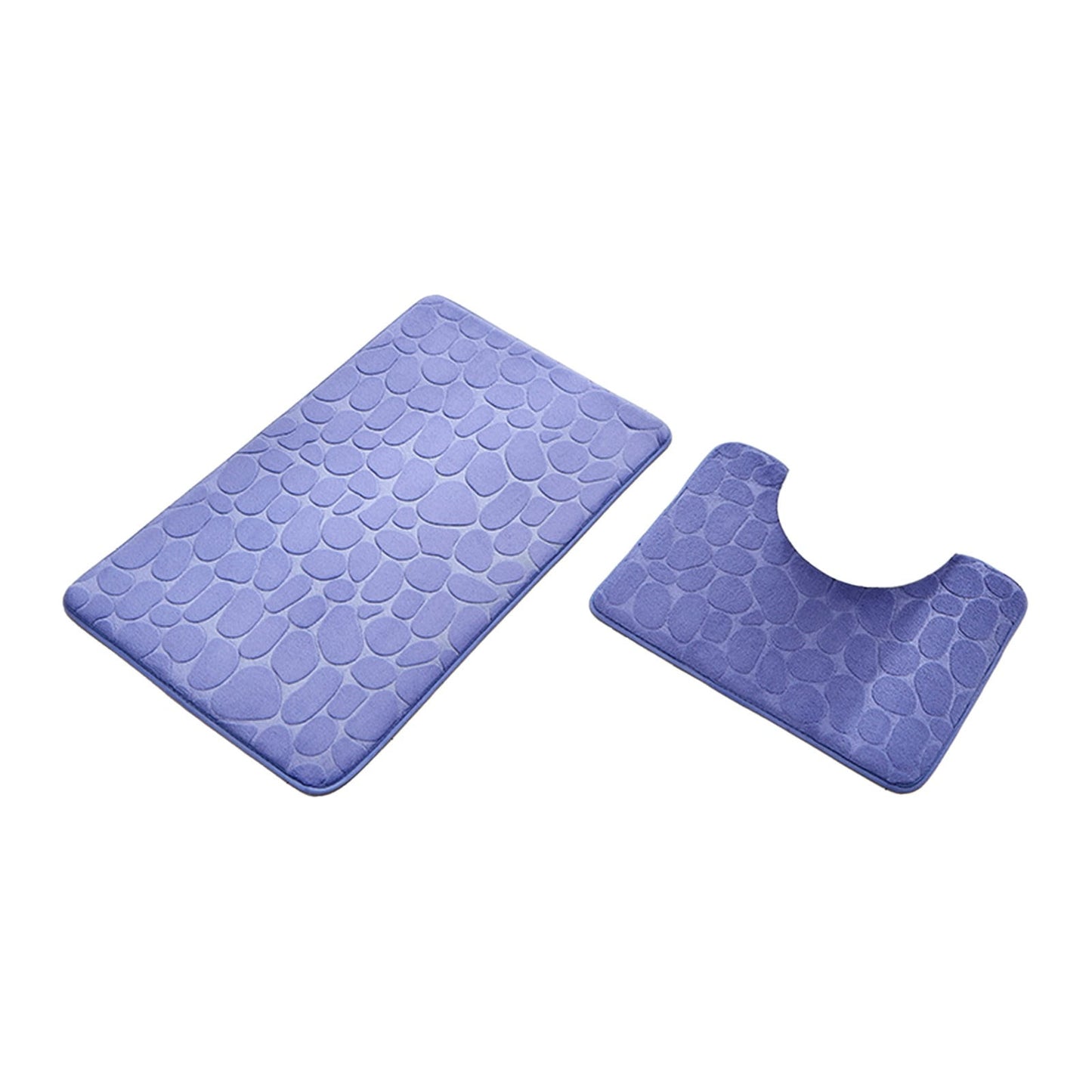 Clearance Under $5 Boovnll Bathroom Rugs Set 2 Piece, Super Absorbent & Soft Non-Slip Velvet Toilet Rug & Bath Mat, Quickly Dry Thicken Bath Mats for Bathroom, Kitchen, Door Mat, Bathroom Mat A
