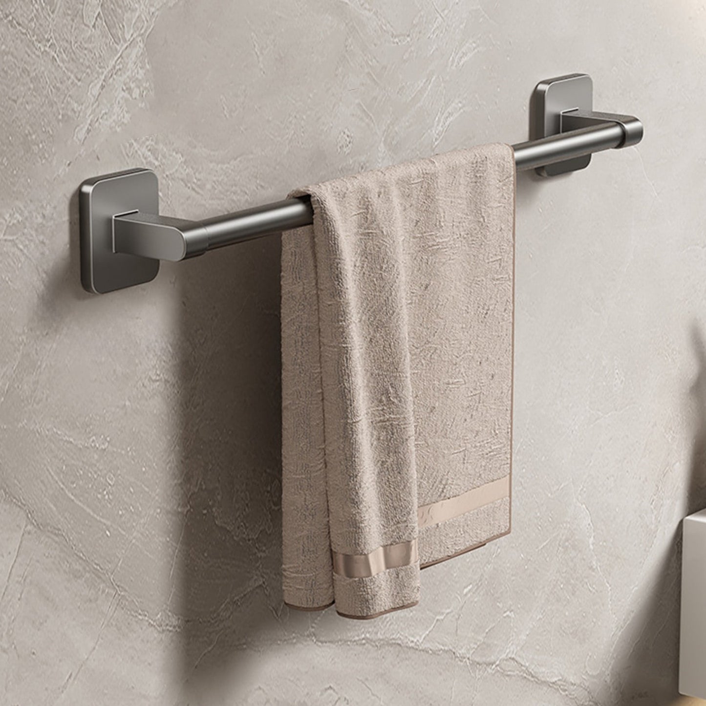 Tyidzon Hand Towel Bar 12" Stainless Steel Heavy Duty Towel Racks for Bathroom Wall Mounted, Home Decor Space-Saving Towel Rod, Gray Gray#1