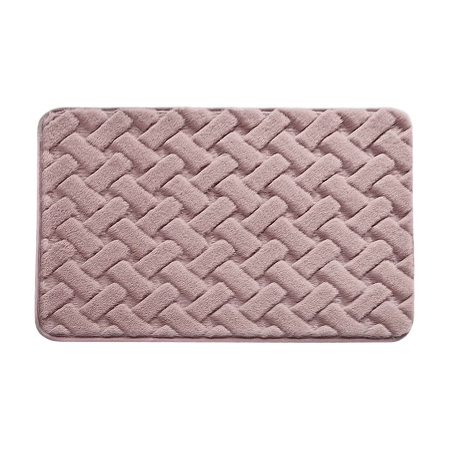 PALIFEUR Bathroom Rugs, Extra Soft Absorbent Bath Rugs, 15.7"x23.6" Quicker Dry Washable Bath Mat for Bathroom, Tub and Shower, Non-Slip Bathroom Rug Pink