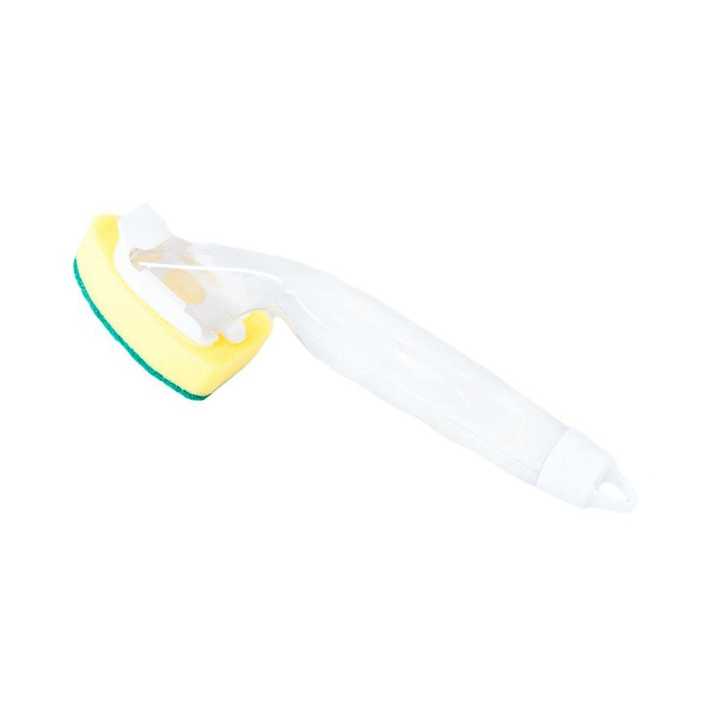PALIFEUR Non-Scratch Dish wand, Scrubber for Cleaning Kitchen, Bathroom, Household, Dish Scrubber Safe for Non-Stick Cookware, DishWand, Sponge Wand, Dish Sponge with Handle white