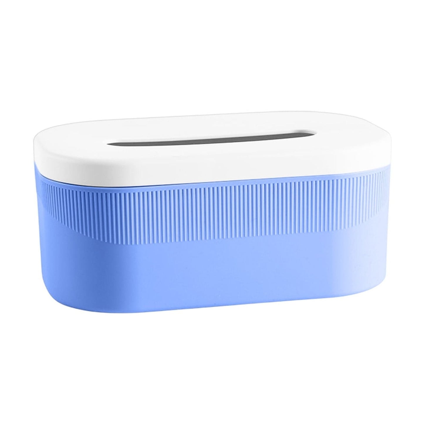 PALIFEUR Tissue Box Cover Rectangle, Extremely Austere Napkin Facial Tissue Holder, Convenience Kleenex Box Covers for Bathroom Toilet Bedroom Living Room Table Desk Office #1_Blue