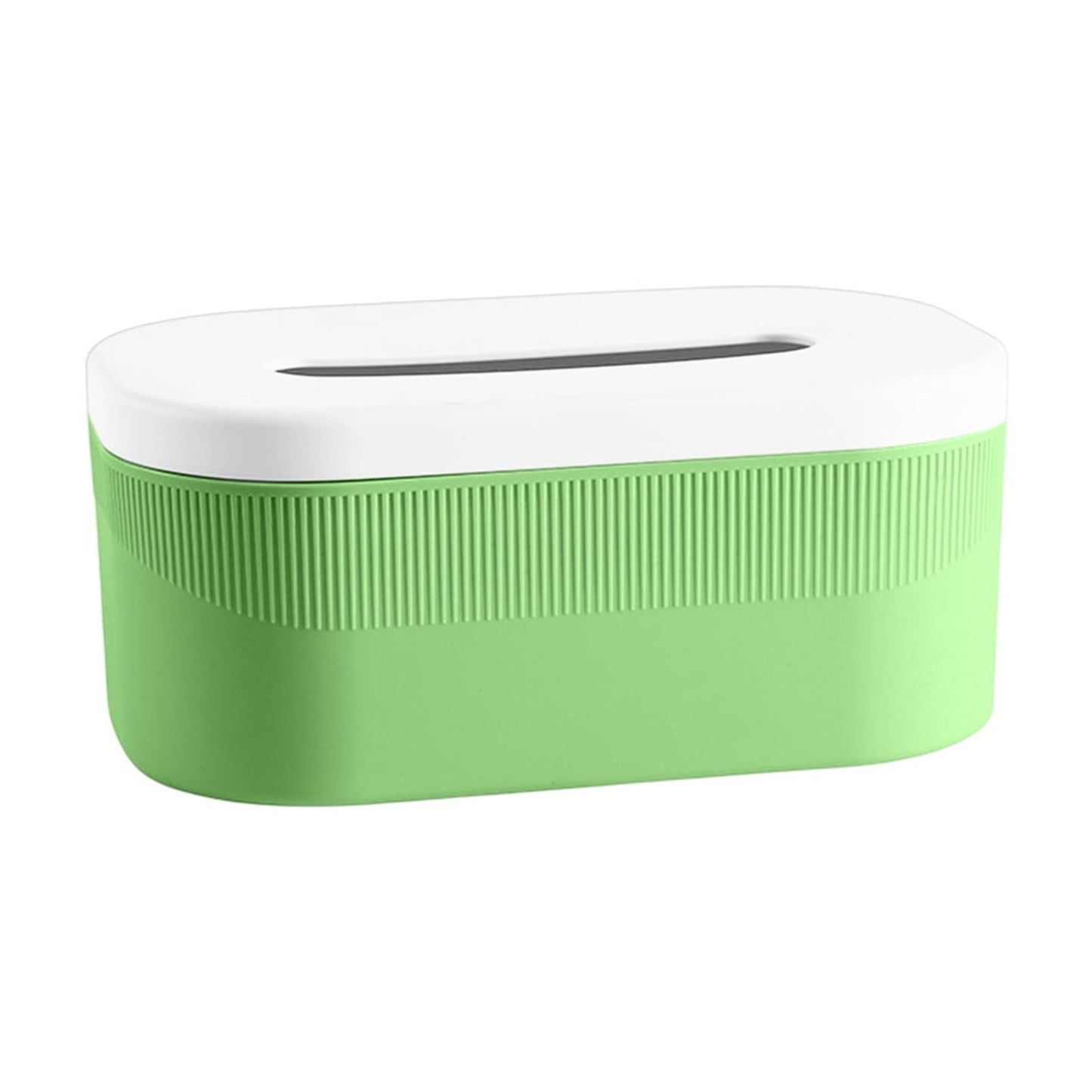 PALIFEUR Tissue Box Cover Rectangle, Extremely Austere Napkin Facial Tissue Holder, Convenience Kleenex Box Covers for Bathroom Toilet Bedroom Living Room Table Desk Office #1_Green