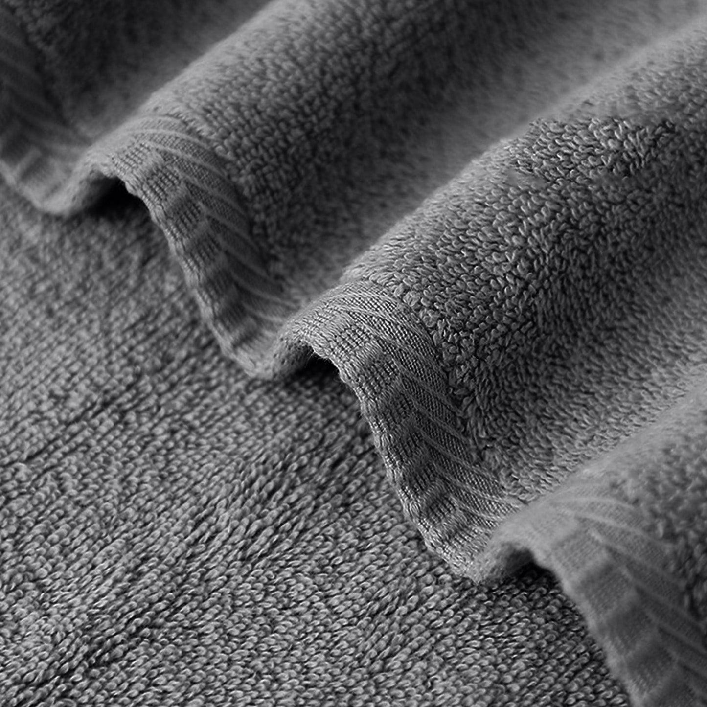 Clearance! PALIFEUR 6 Pcs Cotton Towels Soft Bath Towels, Highly Absorbent Towels for Bathroom Kitchen Gym, Quickly-Dry Towel Set, 13x30 Inch Black