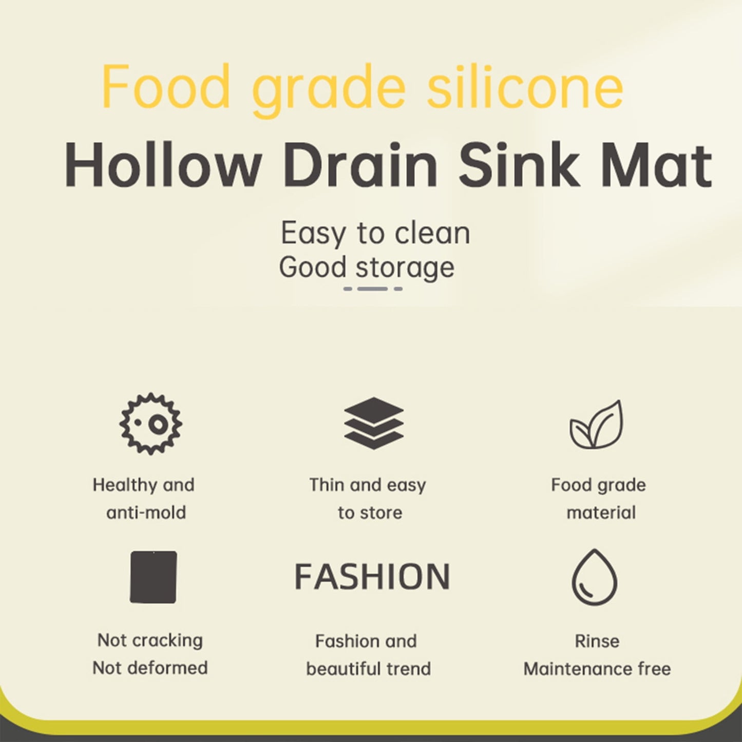 PALIFEUR Sink Protectors for Kitchen Sink, Silicone Kitchen Sink Mat, 13.6" x 15.6" Sink Mat Protects Sink from Stains, Damage, Scratches, Dishwasher Safe Sink Grids, Sink Mat, for Kitchen Green