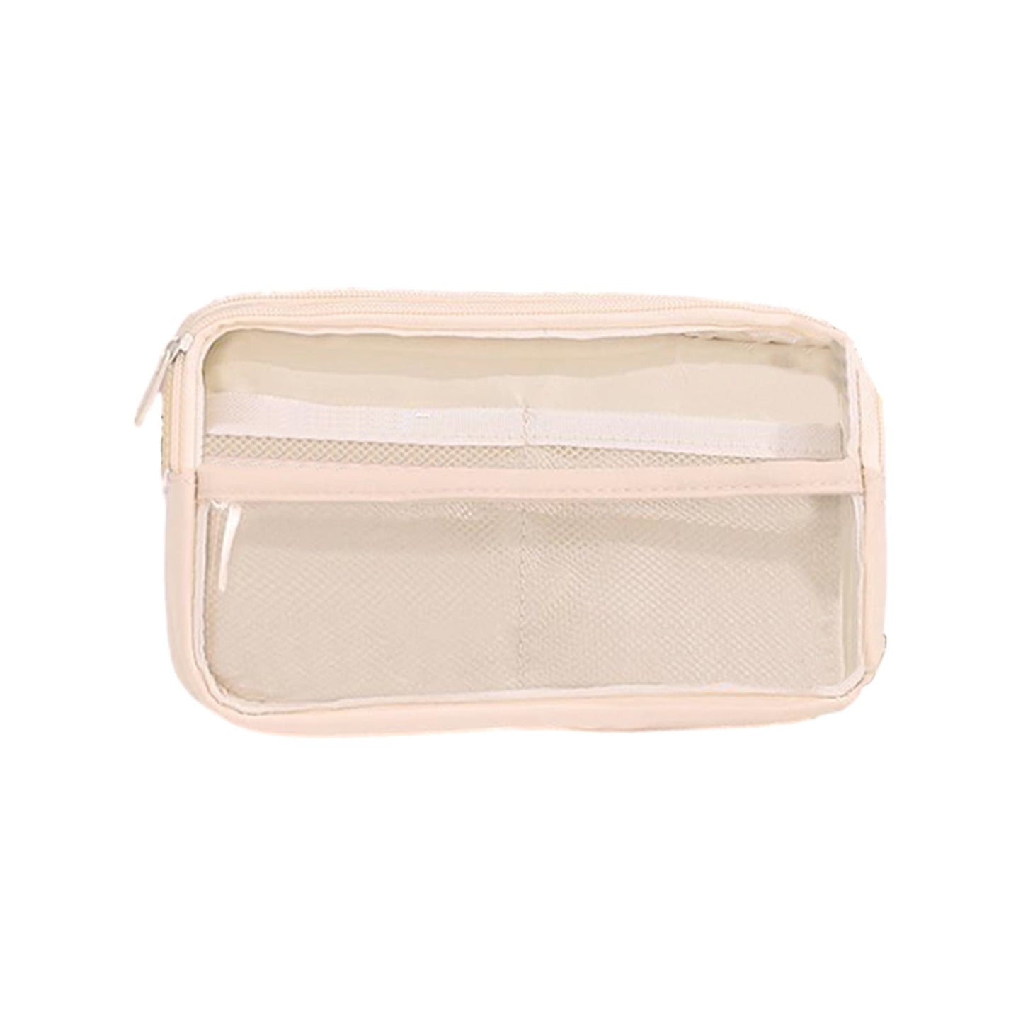 PALIFEUR Pencil Case Large Capacity Pencil Pouch, Multi-layer Aesthetic Pen Bag, Sturdy Multifunctional Pencil Bag, Pencil Box, Sky Blue Z-4-White