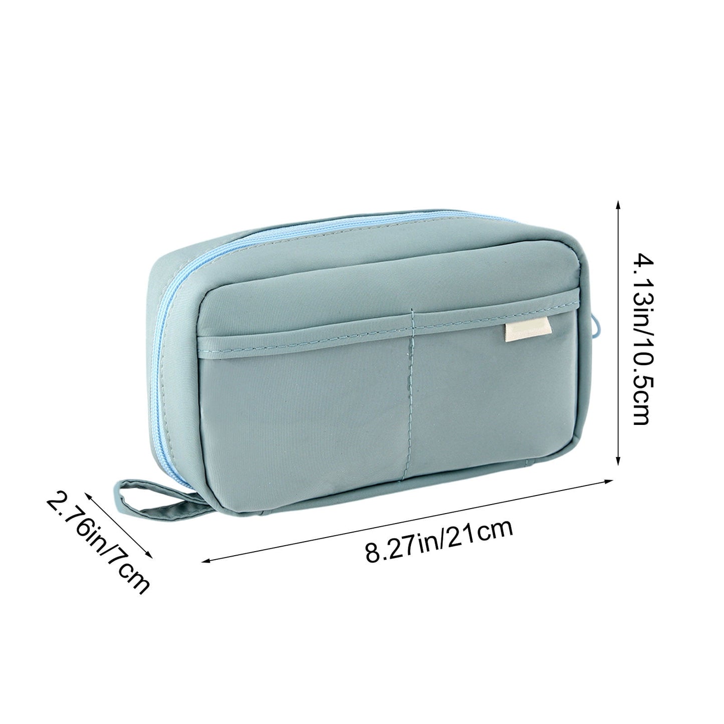 PALIFEUR Pencil Case Large Capacity Pencil Pouch, Multi-layer Aesthetic Pen Bag, Sturdy Multifunctional Pencil Bag, Pencil Box, Sky Blue Z-5-Blue
