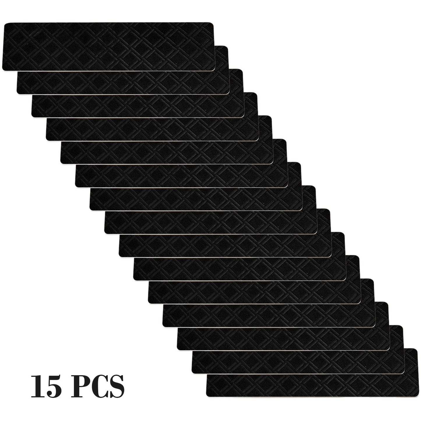 PALIFEUR Stair Treads for Wooden Steps, Soft Stair Treads, 8 x 30 Inch Reusable Carpet Stair Treads, Washable Stair Runners for Wooden Steps Non Slip Stair Rugs #12_Gray