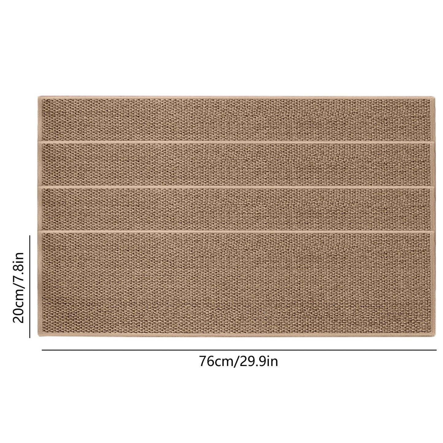 PALIFEUR Stair Treads for Wooden Steps, Soft Stair Treads, 8 x 30 Inch Reusable Carpet Stair Treads, Washable Stair Runners for Wooden Steps Non Slip Stair Rugs #6_Gray