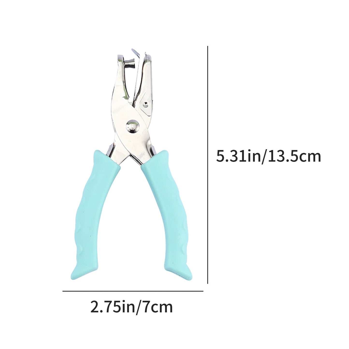 Tyidzon Single Hole Punch, Paper Punch Small Hole Paper Punch for Crafts, Scrapbooks, Handheld Hole Puncher for Paper Crafts in Home, Office, Classroom Green