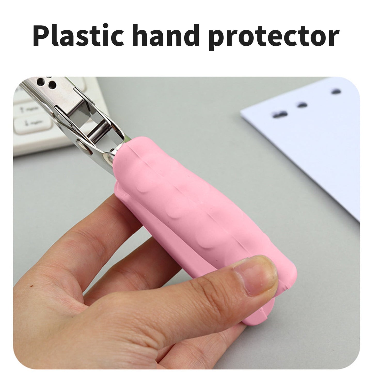 Tyidzon Single Hole Punch, Paper Punch Small Hole Paper Punch for Crafts, Scrapbooks, Handheld Hole Puncher for Paper Crafts in Home, Office, Classroom Pink