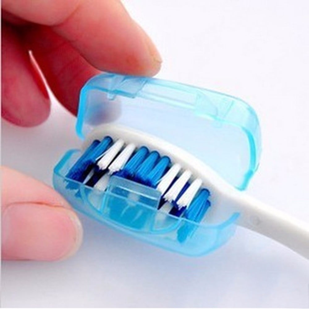 Tyidzon 5 Pack Travel Toothbrush Covers, Toothbrush Cover Cap, Portable Toothbrush Covers for Travel Home, Bathroom, Gym, Camping 随机