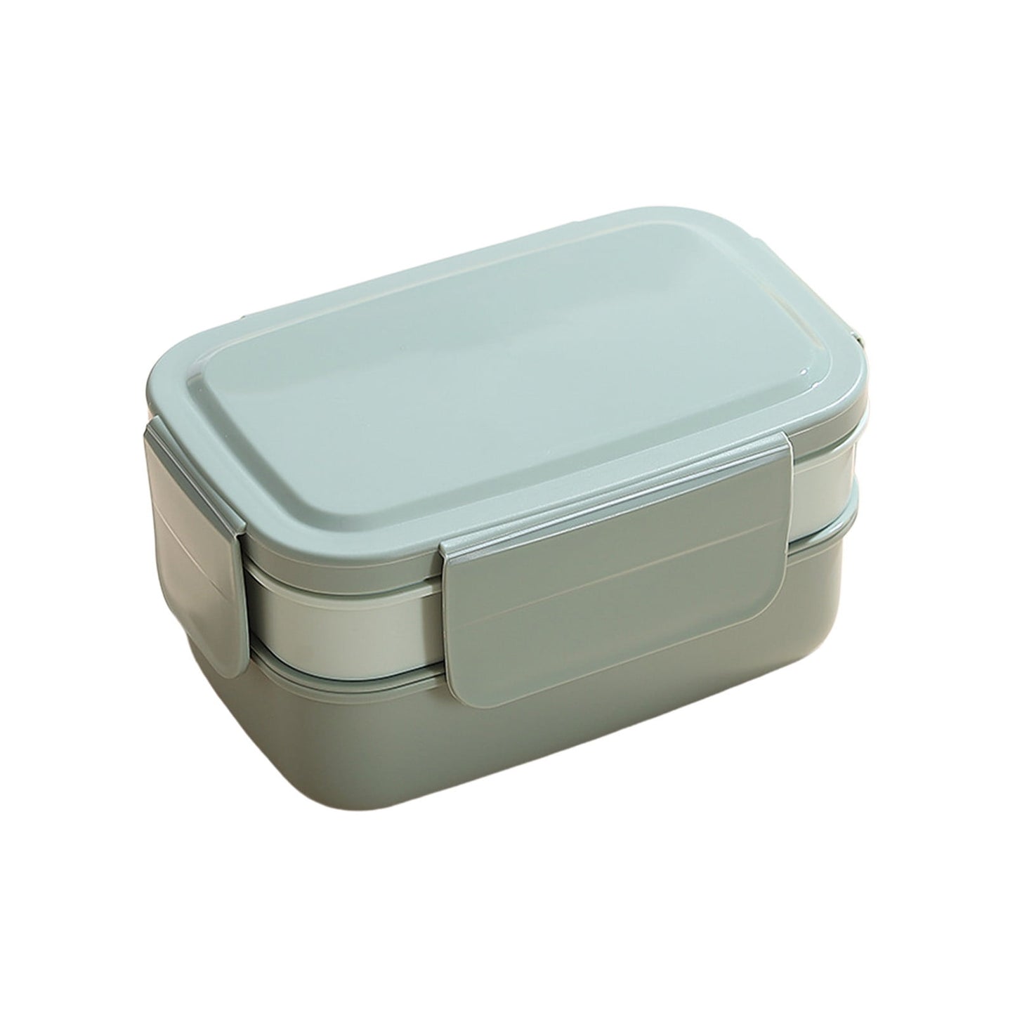Xuniizn Bento Box Adult Lunch Box, Containers for Adults Men Women, Lunchable Food Container with Utensils, Sauce Jar, Muffin Liners, Microwave & Dishwasher Safe Green#3